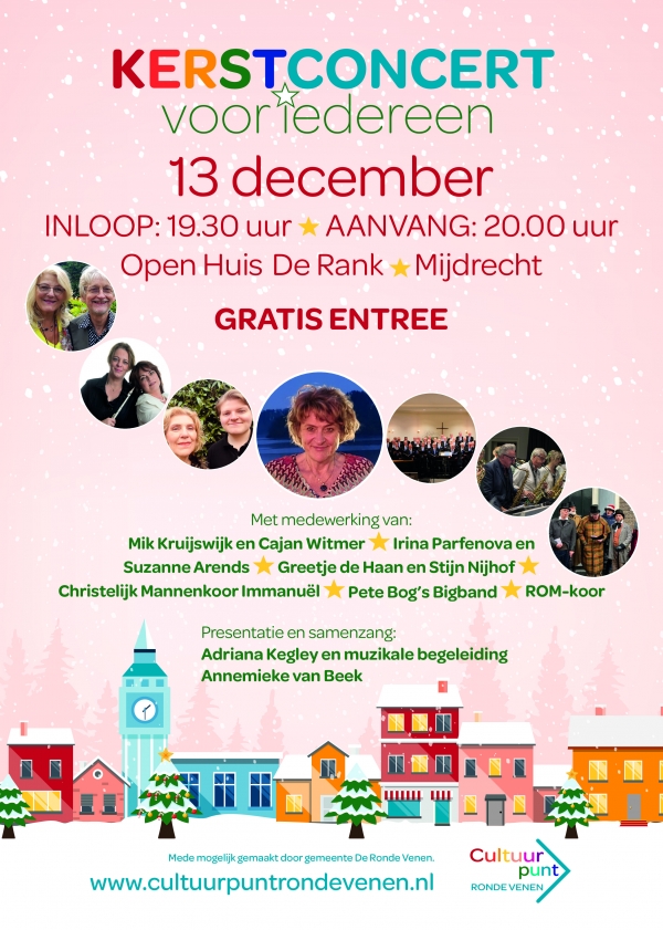 KERSTCONCERT 13 december